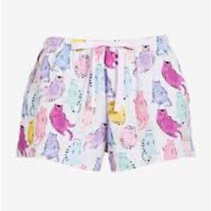 Peter Alexander Multicolor Cat Print Women's Pajama Shorts
